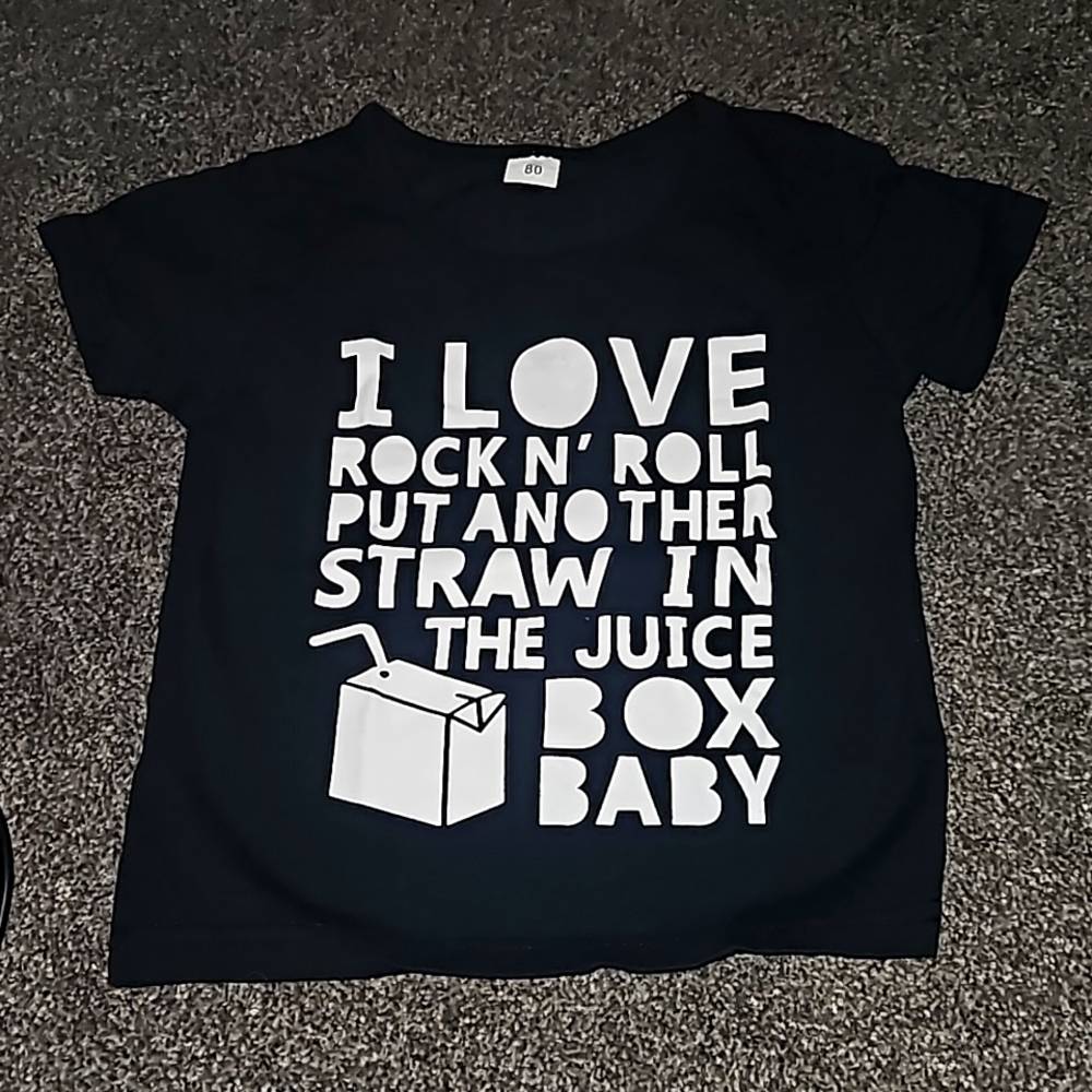 9 month short sleeved parody shirt